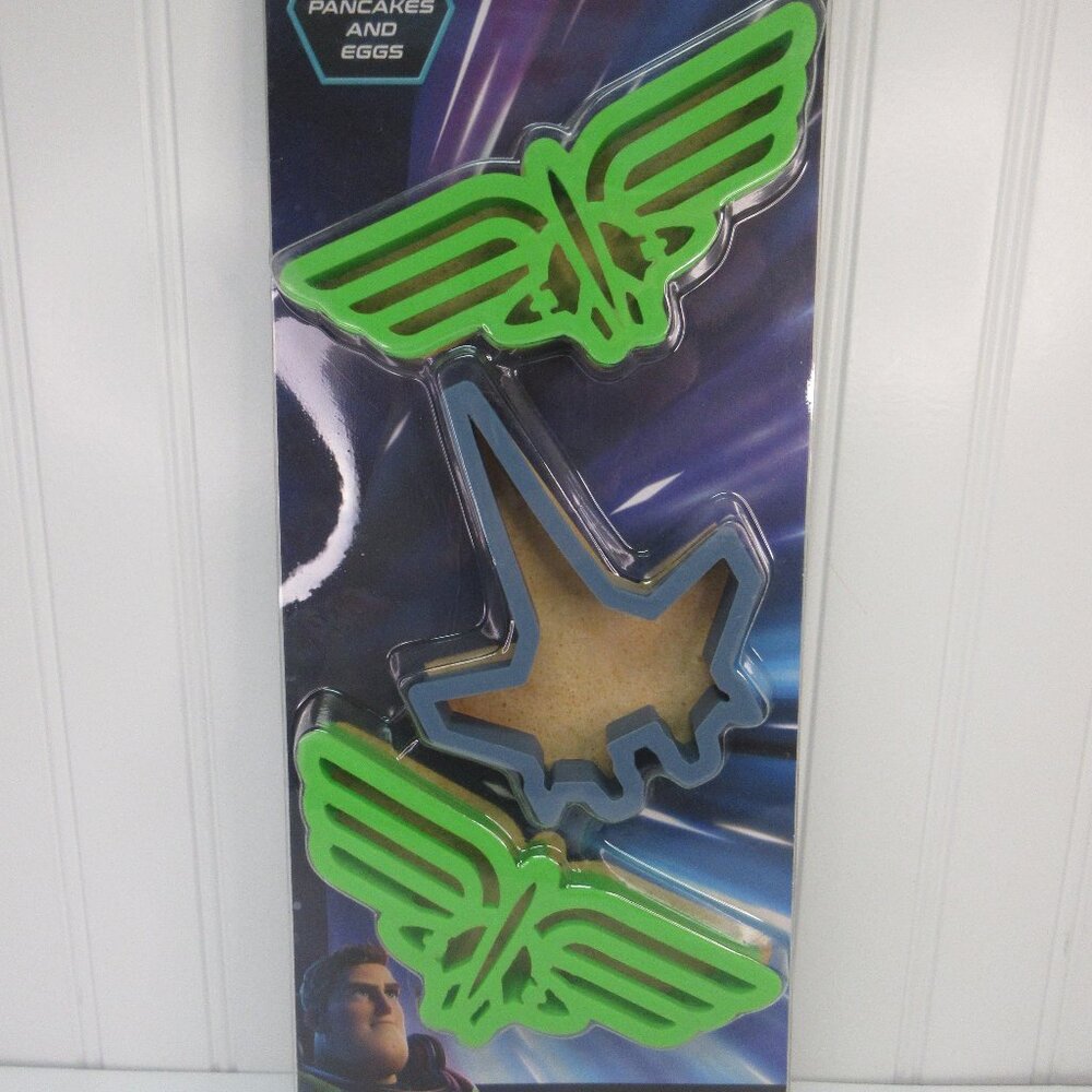 Disney Pixar Lightyear Silicone Pancake Egg Molds 3 Pack Kitchen Gadget